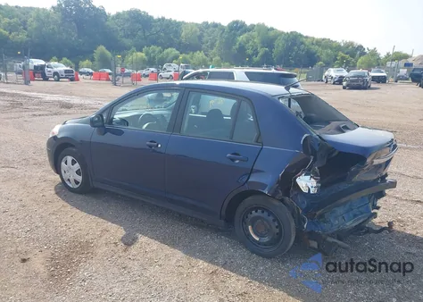 2011 Nissan Versa 1.8S из США, поврежденный, VIN 3N1BC1AP9BL406353